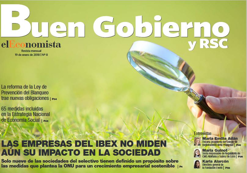 Revista Buen Gobierno y RSC. El Economista 18.01.18