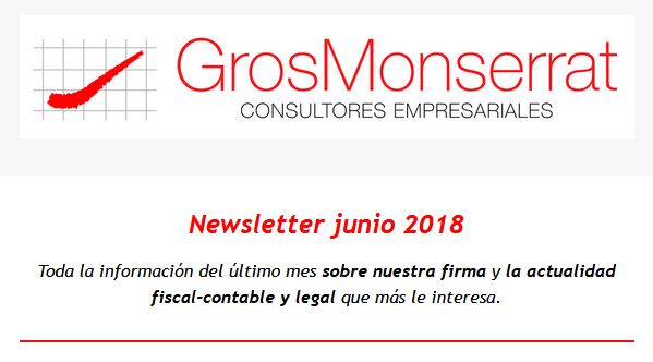 Boletín Gros Monserrat _ Junio 2018